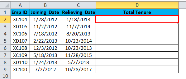 cannot find datedif in excel